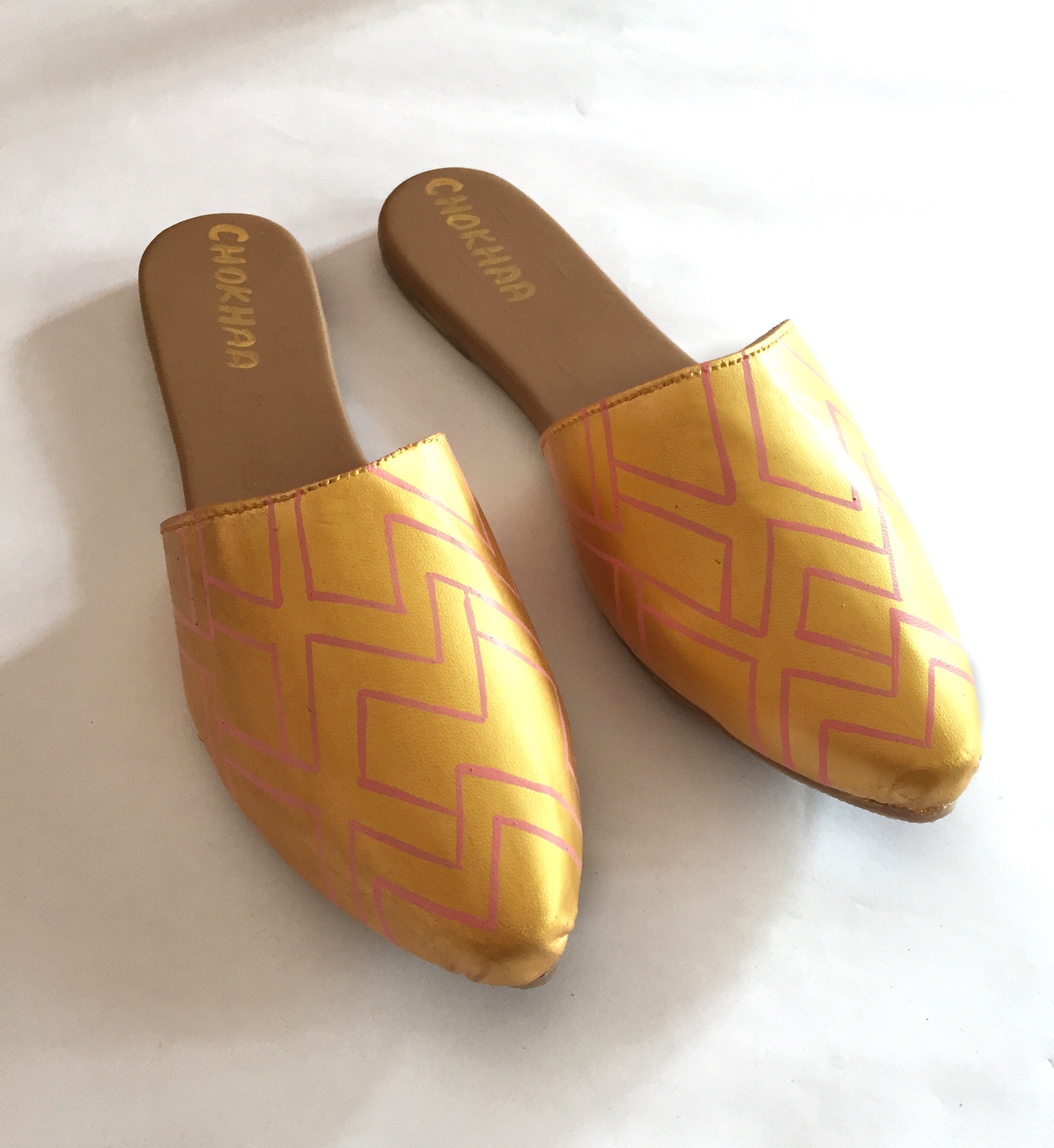 Gold Glam Mule
