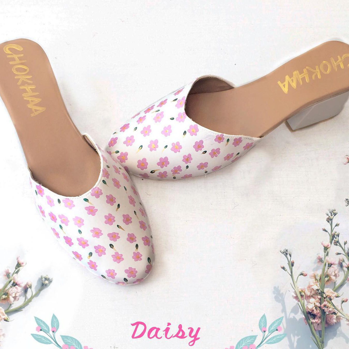 Daisy Block Heels